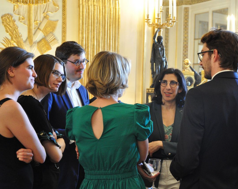 La promotion des conservateurs du patrimoine Michelle Perrot est reçue par le ministère de la culture, photo de Justine Ballay, 2023, Inp La promotion des conservateurs du patrimoine Michelle Perrot est reçue par le ministère de la culture, photo de Justine Ballay, 2023, Inp