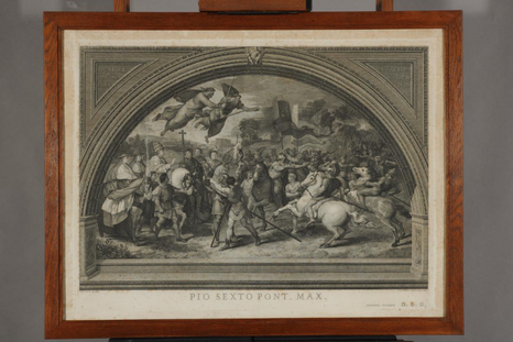 Elie, Pauline, "Dossier de restauration, Bataille du Pont de Milvius, Johannes Volpato" Elie, Pauline, "Dossier de restauration, Bataille du Pont de Milvius, Johannes Volpato"