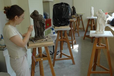 Epreuve concours restaurateur - Photo : Ghyslain Vanneste / INP Epreuve concours restaurateur - Photo : Ghyslain Vanneste / INP