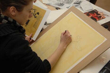 Cours Dessin - Photo : Ghyslain Vanneste / INP Cours Dessin - Photo : Ghyslain Vanneste / INP