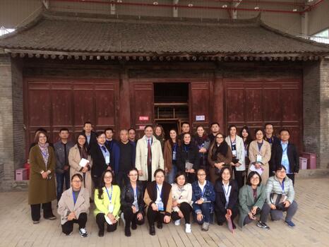 Les équipes du chantier-école du temple Gongshutang, Chine, 2019 Les équipes du chantier-école du temple Gongshutang, Chine, 2019