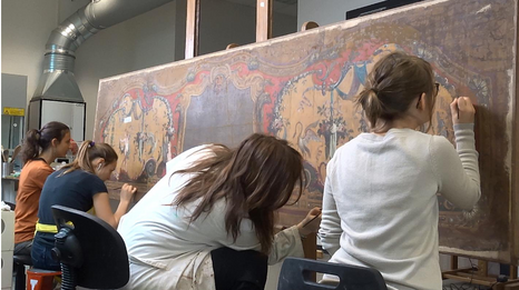 Krief, Léa; Breault, Marianne; Jouen, Camille; Chardon-Marchetto, Elise, "Etude et conservation-restauration d’un carton peint pour tapisserie, peint par Pierre Josse Perrot (1678-1750)" Krief, Léa; Breault, Marianne; Jouen, Camille; Chardon-Marchetto, Elise, "Etude et conservation-restauration d’un carton peint pour tapisserie, peint par Pierre Josse Perrot (1678-1750)"