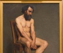 œuvre de Pierre-Louis-Joseph de Conninck, Académie, 1856, École Nationale Supérieure des Beaux-Arts. œuvre de Pierre-Louis-Joseph de Conninck, Académie, 1856, École Nationale Supérieure des Beaux-Arts