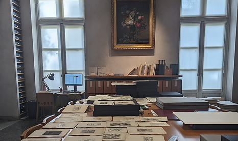 Cabinet des arts graphiques du musée des Beaux-Arts de Lyon - Photo : Amandine Delbart Cabinet des arts graphiques du musée des Beaux-Arts de Lyon - Photo : Amandine Delbart