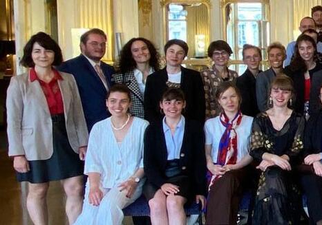 Les élèves de la promotion Magdeleine Hours reçus par la Ministre - Photo : INP Les élèves de la promotion Magdeleine Hours reçus par la Ministre - Photo : INP