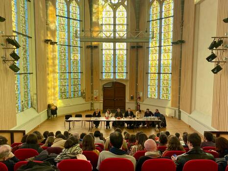 Accueil de la DRAC à la chapelle des cordeliers - Photo : Emilia Philippot / INP