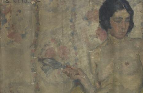 Nu de Charles-Auguste Edelmann, 1921, Centre national des arts plastiques, Paris. 