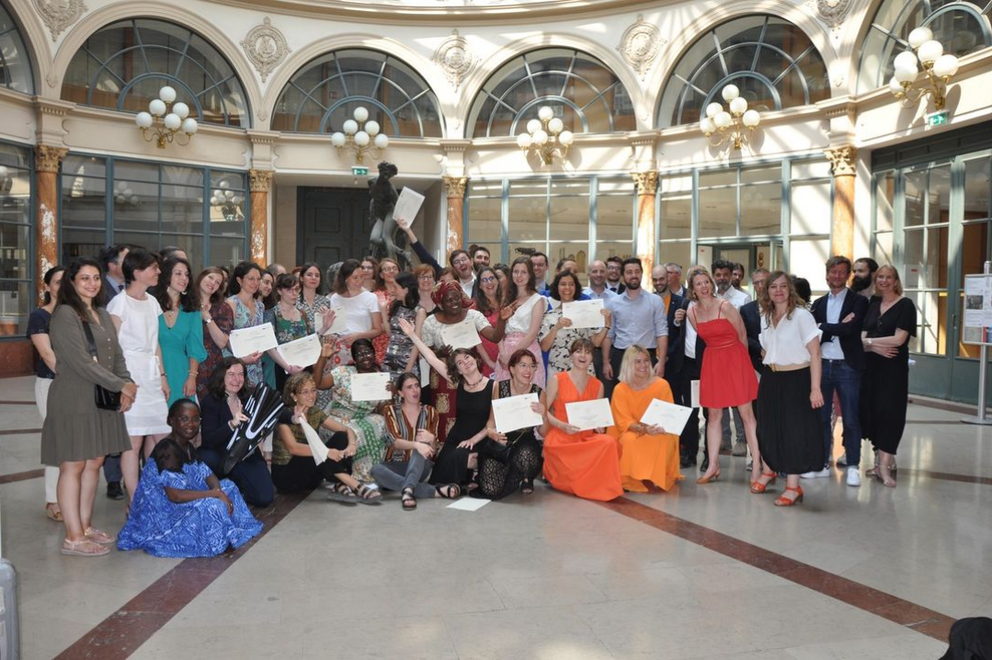 La promotion des conservateurs du patrimoine de la promotion Michelle Perrot diplômée, photo de Justine Ballay, INP La promotion des conservateurs du patrimoine de la promotion Michelle Perrot diplômée, photo de Justine Ballay, INP