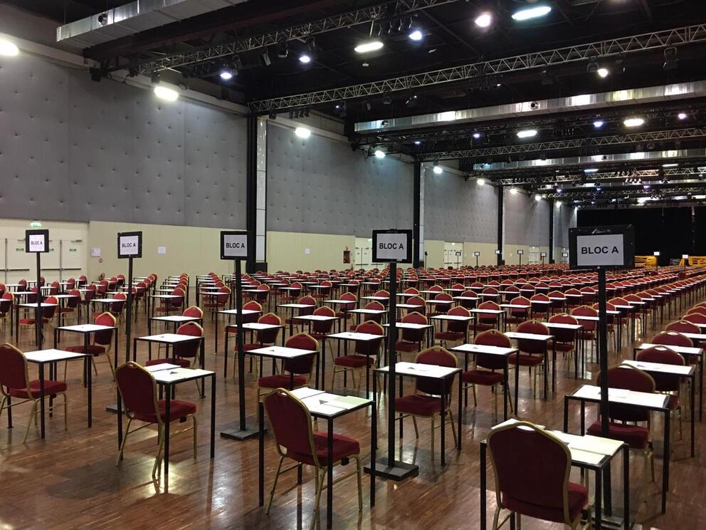 Salle des concours - Photo : INP