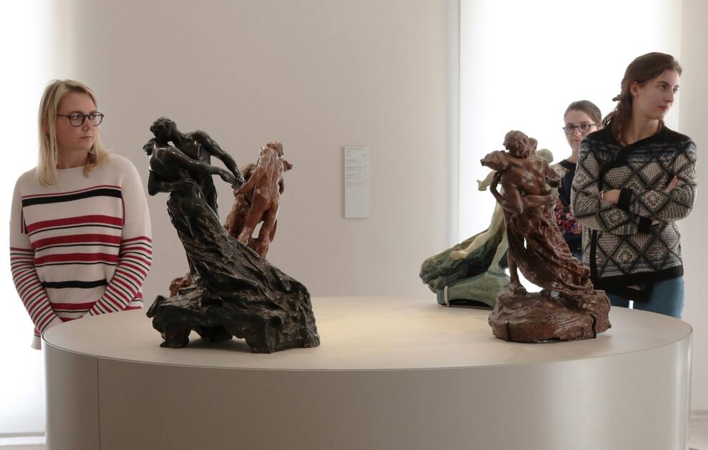 Les élèves conservateurs du patrimoine (musées et monuments historiques) en visite au Musée Camille Claudel - Photo : Marie-Laure Moro / Inp Les élèves conservateurs du patrimoine (musées et monuments historiques) en visite au Musée Camille Claudel - Photo : Marie-Laure Moro / Inp