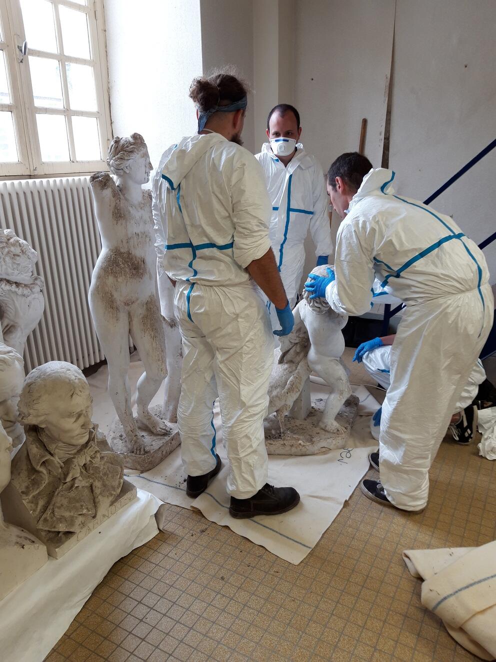 Chantier des collections 2023 au Prytanée national militaire de La Flèche - Photo : INP