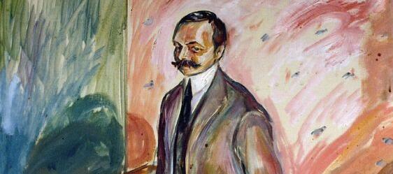 Edvard Munch, Portrait du Dr. Wilhelm Wartmann, 1923, huile sur toile, Zürich Kunsthaus, don d’Alfred Rütschi- Photo : Zürich Kunsthaus Edvard Munch, Portrait du Dr. Wilhelm Wartmann, 1923, huile sur toile, Zürich Kunsthaus, don d’Alfred Rütschi- Photo : Zürich Kunsthaus