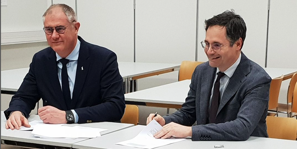 Le président du CA IdF et de CA IdF Mécénat et Charles Personnaz, le 20 mars 2023 - Photo : INP Le président du CA IdF et de CA IdF Mécénat et Charles Personnaz, le 20 mars 2023 - Photo : INP