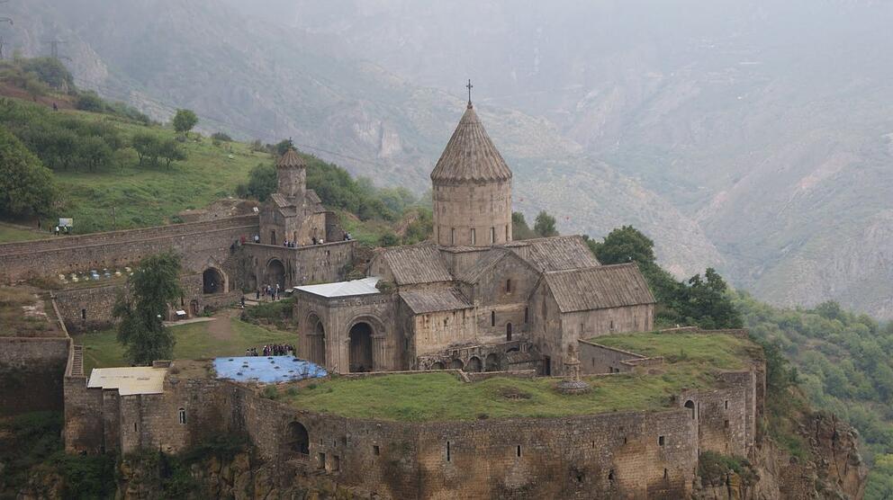 Monastère de Tatev en Arménie - Photo : CC BY Vahag851 Monastère de Tatev en Arménie - Photo : CC BY Vahag851