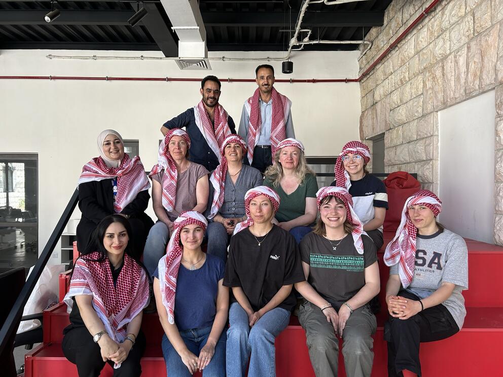 Chantier-école franco-jordanien pour l'étude et la conservation d'objets en pierre du Néolithique - Photo : INP