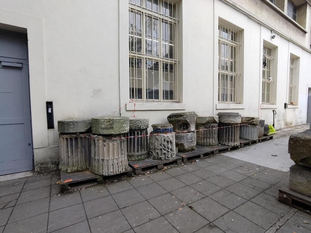 Les colonnes des tuileries, 2025 - Photo : INP